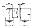 Mild Steel Grounding Stud/Spade Terminal - 2